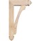 Ekena Millwork Legacy Arts and Crafts Smooth Bracket w/ Offset Brace, Douglas Fir, 5 1/2"W x 16"D x 28"H BKT0604X16X28LEC03SDF - alternate 4